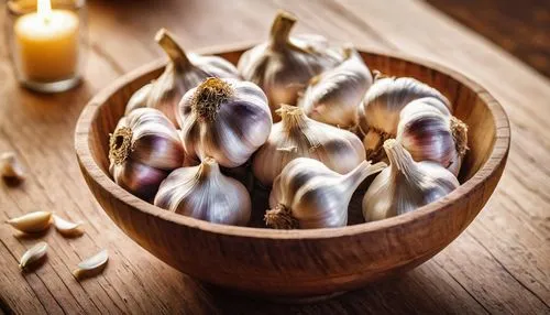 Bowl with fresh garlic on wooden table, closeup,mossel,mussels,mussel,clams,fish oil capsules,molluscs,mollusks,shellfish,molluscan,clampetts,shucked,musselshell,bivalves,talaba,mollusc,oester,grilled