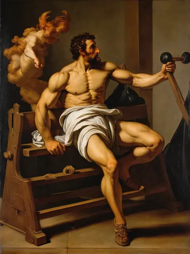 the death of socrates,greco-roman wrestling,thymelicus,narcissus,pilate,lampides,narcissus of the poets,sparta,2nd century,dornodo,hercules,discobolus,hercules winner,bougereau,bacchus,body-building,perseus,pentathlon,a carpenter,samaritan,Art,Classical Oil Painting,Classical Oil Painting 21