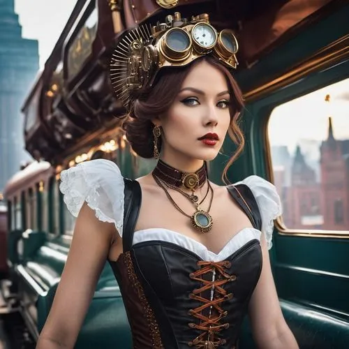 steampunk,steampunk gears,victoriana,victorian lady,victorian style,elizaveta,petrova,vintage woman,yelizaveta,dirndl,trainmaster,evgenia,vintage girl,vintage fashion,edwardian,steam train,yekaterina,yulia,train engine,train