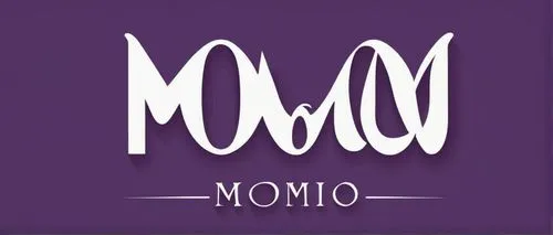 a purple background with the word moomi and it's letters,mbomo,monju,monib,monino,muonio,monoko,Unique,Design,Logo Design