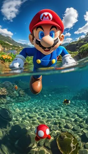 mario,super mario,underwater background,mario bros,super mario brothers,cartoon video game background,luigi,dive dee,underwater landscape,water games,full hd wallpaper,water game,aquatic,water sports,mar,toad,mushroom island,under the water,underwater world,aquatic life,Photography,General,Realistic