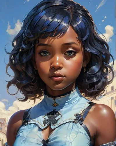 katara,fantasy portrait,lumidee,maliana,esmeralda,popoola,toccara,korana,binti,casca,adena,amaka,azanian,kunbi,zahara,teferi,afrofuturism,allura,sarafina,malima,Illustration,American Style,American Style 01