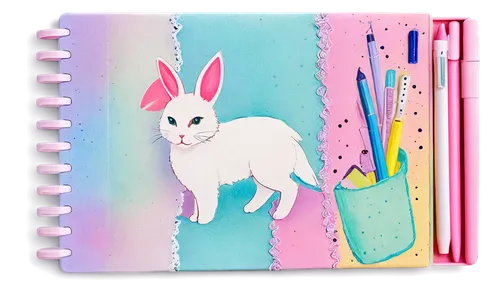 unicorn background,pink scrapbook,rainbow rabbit,rainbow pencil background,fluffy diary,cartoon bunny,notebook,journal,notebooks,note book,cartoon rabbit,unicorn art,open notebook,background scrapbook,soft pastel,binder folder,moleskine,filofax,unicorn,subnotebook,Illustration,Abstract Fantasy,Abstract Fantasy 16