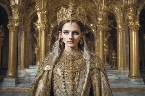 the prophet mary,the angel with the veronica veil,vestment,gothic portrait,almudena,portrait of christi,priestess,to our lady,catholicism,orthodoxy,fatima,mary 1,praying woman,woman praying,cepora judith,hand of fatima,the magdalene,mary-gold,crown of thorns,catholic,Photography,Realistic