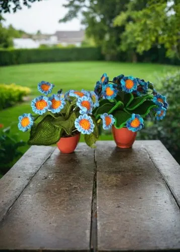 potted flowers,wooden flower pot,terracotta flower pot,garden bench,flowerpots,flower pot,flower pots,flowerpot,blue flowers,blue daisies,beautiful garden flowers,flower pot holder,garden pot,garden flowers,flower bowl,background bokeh,blue thunbergia,pansies,retro flowers,cartoon flowers,Small Objects,Outdoor,Garden