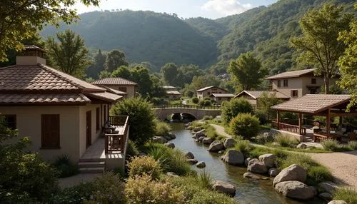 moufang,nantou,artvin,dujiangyan,maramures,korean folk village,jiangyan,dilijan,escher village,metsovo,soryan,shangrila,shirakawa,ecovillage,haakonsen,alishan,tungsha,shannxi,tulou,trabzon