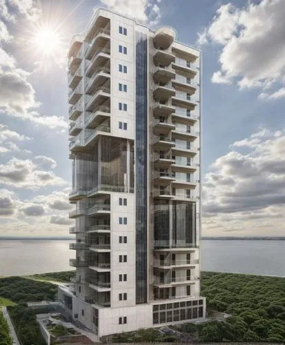 a building in a city,residential tower,sky apartment,hoboken condos for sale,tallest hotel dubai,condo,renaissance tower,high-rise building,condominium,skyscapers,inlet place,vedado,burj kalifa,larges