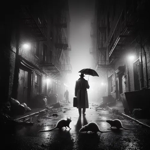 Extender y completar la imagen,little girl with umbrella,man with umbrella,film noir,heavy rain,walking in the rain,monsoon,brolly,rainstorm,photo manipulation,rain,photomanipulation,street photograph