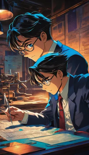 detective conan,tutoring,tutor,examining,typesetting,children studying,game illustration,scholar,examination,study room,paperwork,study,classroom,investigator,jigsaw puzzle,attorney,sci fiction illustration,bookworm,homework,coloring,Conceptual Art,Daily,Daily 21