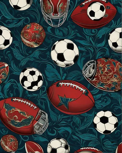 christmas balls background,rugby ball,football equipment,seamless pattern,soccer ball,footballer,footballers,rugby league,international rules football,paisley digital background,football fan accessory,football,french digital background,footbal,bandana background,national football league,kimono fabric,mini rugby,vintage wallpaper,digital background,Art,Classical Oil Painting,Classical Oil Painting 17