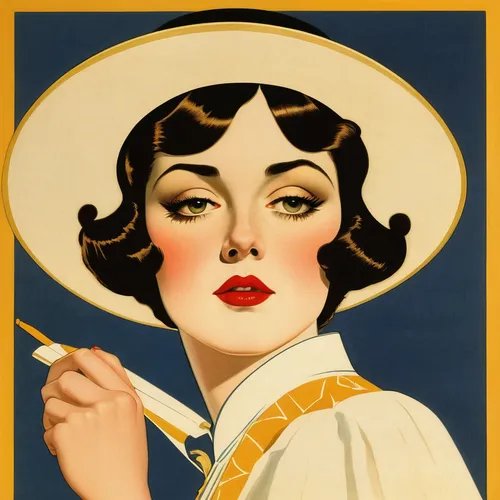 art deco woman,cigarette girl,art deco,vintage illustration,roaring twenties,fashionista from the 20s,1920s,twenties women,flapper,1920's retro,vintage women,vintage woman,vintage makeup,roaring 20's,retro women,1920's,vintage art,travel poster,vintage girl,art deco ornament,Illustration,Retro,Retro 15