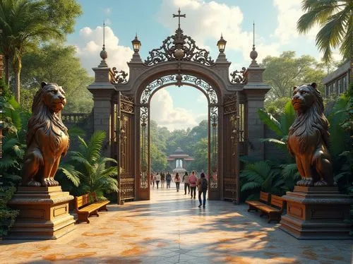 entrada,tropico,entranceways,entrances,archways,gateway,legian,portal,glyptotek,victory gate,theed,entranceway,city gate,archway,sapienza,entry path,promenade,garden of eden,arcadia,walkway,Photography,General,Realistic