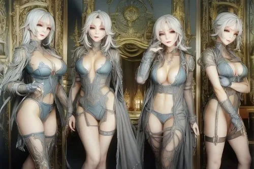 dark elf,vestal,drakengard,nier,lorian,mios,viera,elona,arianrhod,rivara,eressa,velika,sorceresses,cyberangels,fembots,tera,valkyries,lucilius,muharem,rielle