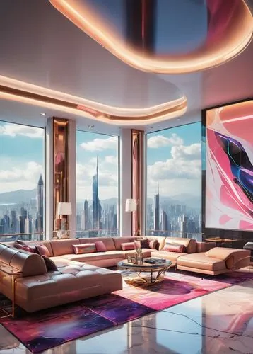 sky apartment,modern living room,apartment lounge,penthouses,livingroom,living room,living room modern tv,modern decor,modern room,great room,futuristic landscape,futuristic architecture,luxe,futuristic,modern minimalist lounge,luxury home interior,interior design,hkmiami,luxury suite,luxury real estate,Conceptual Art,Sci-Fi,Sci-Fi 06