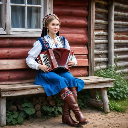 folk costume,folk costumes,russian folk style,kalinka,belarussian,melodeon,country dress,kolonics,vasilisa,accordion player,traditional costume,karelian,belarusians,belorussian,belarusian,ukrainian,orlyk,russky,byelorussian,karelia,Photography,General,Realistic