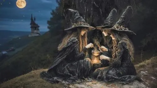 moonsorrow,norns,samhain,cailleach,the night of kupala,fantasy picture