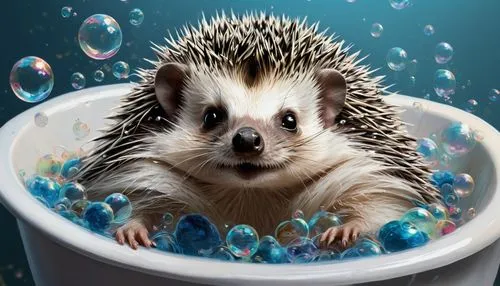 amur hedgehog,quilliam,hedgecock,hedgehog,hedgehogs,tenrec,washtubs,hoglet,bath ball,hedgehogs hibernate,water bath,prickling,cute animal,igel,bathing fun,aquatic mammal,round kawaii animals,taking a bath,bath balls,small bubbles,Conceptual Art,Fantasy,Fantasy 12