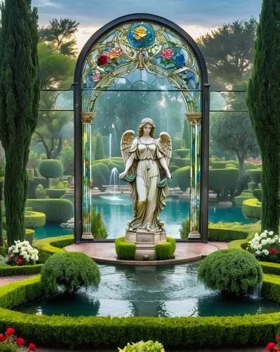 medjugorje,garden of the fountain,fountain of neptune,the prophet mary,giarratano,mozart fountain,Unique,Paper Cuts,Paper Cuts 08