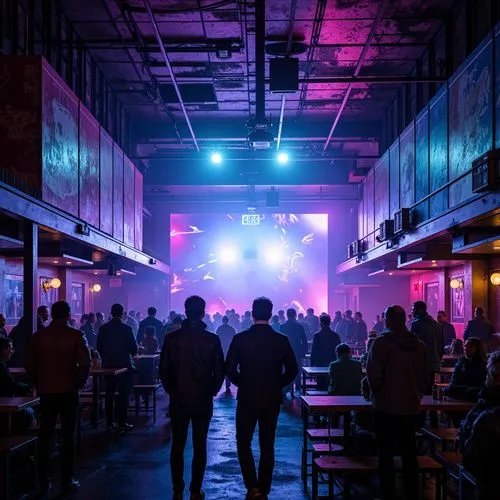 nightclub,factory hall,event venue,venue,venues,concert venue,taproom,warehouse,nightclubs,dancehalls,dancefloor,dancefloors,beacham,spaceland,soundstage,concert stage,industrial hall,clubbing,luminato,steelyard