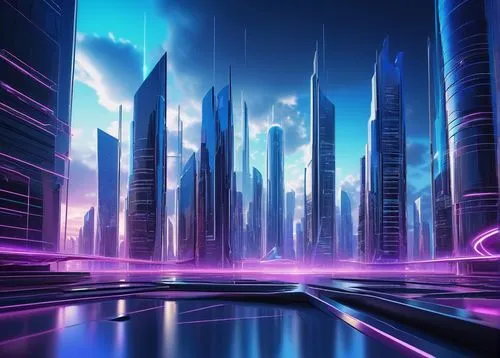 futuristic landscape,cybercity,coruscant,cybertown,cyberport,cityscape,city skyline,cyberworld,metropolis,arcology,cyberia,fantasy city,futuristic architecture,3d background,futurist,cyberspace,city cities,cyberscene,futuregen,coruscating,Illustration,Retro,Retro 02