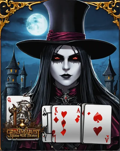 collectible card game,card deck,playing card,card game,playing cards,blackjack,queen of hearts,card games,play cards,play escape game live and win,deck of cards,gambler,halloweenchallenge,poker set,rotglühender poker,magician,android game,tarot cards,game illustration,poker,Illustration,Realistic Fantasy,Realistic Fantasy 46