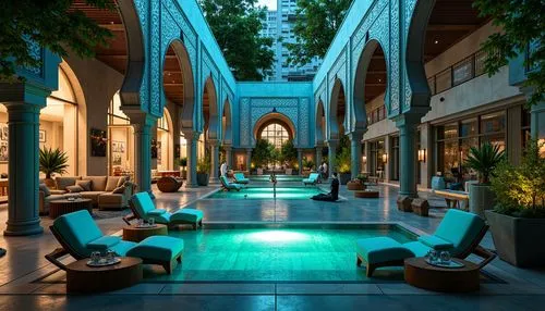 amanresorts,riad,souk madinat jumeirah,oberoi,masdar,atriums,jumeirah,courtyard,saadiyat,baoli,damac,inside courtyard,rotana,luxury hotel,baladiyat,dubia,shangrila,spa water fountain,largest hotel in dubai,wintergarden