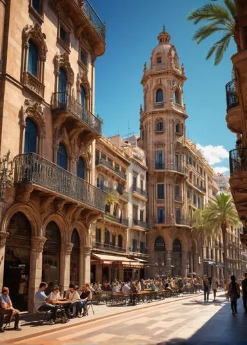 malaga,palma de mallorca,alicante,seville,valencia,mallorca,cagliari,casa fuster hotel,monte carlo,andalusia,barcelona,monaco,palma,san salvador majorca,passeig de gracia,spain,old havana,genoa,lecce,the balearics,Conceptual Art,Sci-Fi,Sci-Fi 12