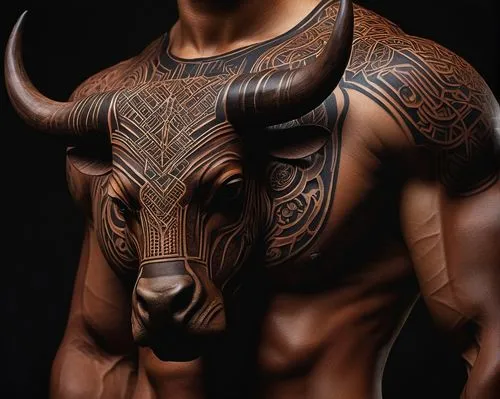 tribal bull,maori,african art,minotaur,taurus,the zodiac sign taurus,horoscope taurus,body art,african culture,deer bull,tribal,body painting,aurochs,bull,cape buffalo,bulls,water buffalo,bodypainting,black rhino,african,Photography,Artistic Photography,Artistic Photography 10