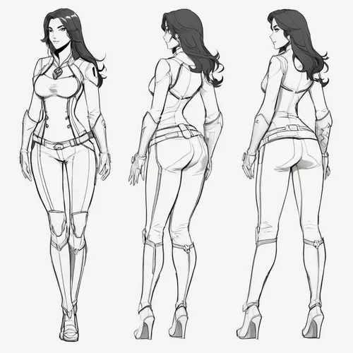 proportions,concept art,studies,poses,comic character,stand models,character animation,concepts,figure drawing,plus-size,costume design,women's clothing,fighting poses,improvement,see-through clothing,muscle woman,hips,exercises,fashion vector,wonderwoman,Unique,Design,Character Design