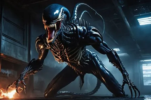 xenomorph,venom,xeno,avp,symbiote,guyver,acindar,antivenom,skriker,chitauri,cenobite,cnidus,alien warrior,airavata,symbiotes,alien,rinzler,gantz,cenobites,mogadorians,Illustration,Retro,Retro 06