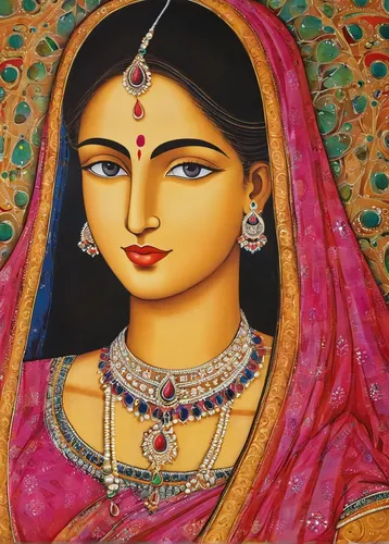 indian art,radha,indian woman,indian bride,indian girl,rangoli,lakshmi,jaya,sari,east indian,indian girl boy,indian,indian jasmine,rajasthan,hare krishna,krishna,tarhana,oil painting on canvas,indian culture,jaisalmer,Conceptual Art,Daily,Daily 24