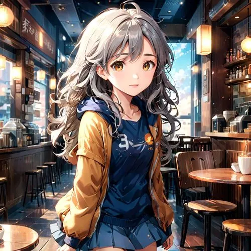 coffee background,tsumugi kotobuki k-on,izakaya,kaede,chiaki,kanon,Anime,Anime,Realistic