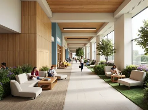 renderings,school design,breezeway,bridgepoint,3d rendering,schulich,ohsu,jordanstown,seating area,wintergarden,genzyme,daylighting,atriums,pedway,calpers,hallway space,macerich,gensler,streamwood,alderwood