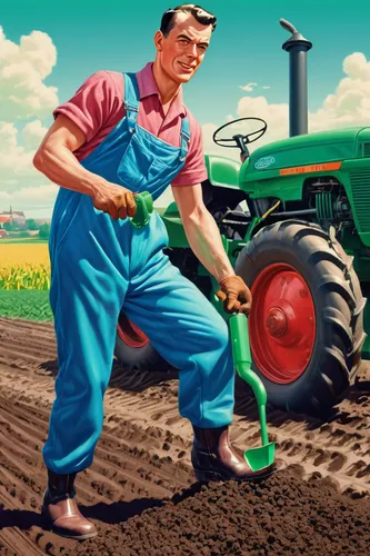 farmer,tractor,farmworker,farm tractor,aggriculture,agriculture,field cultivation,agricultural machine,farming,agricultural machinery,farmers,agricultural use,agroculture,game illustration,agricultural engineering,farm workers,agricultural,pesticide,blue-collar worker,farmer protest,Conceptual Art,Sci-Fi,Sci-Fi 29