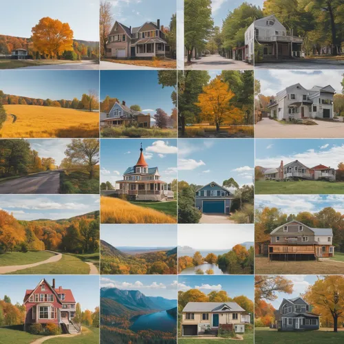 Capture memories with AI photo enhancement,vermont,postcards,picture puzzle,houses clipart,fall landscape,west virginia,keyword pictures,landscape photography,the pictures of the drone,frederic church