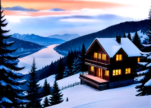 snow house,winter house,house in mountains,mountain hut,house in the mountains,mountain huts,snow landscape,the cabin in the mountains,lonely house,winter landscape,snowy landscape,winter background,home landscape,chalet,christmas landscape,alpine hut,snowhotel,dreamhouse,wooden house,winter night,Illustration,Abstract Fantasy,Abstract Fantasy 17