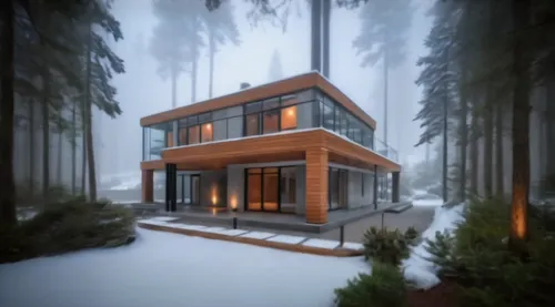 winter house,house in the forest,cubic house,forest house,inverted cottage,snow house,3d rendering,snowhotel,mid century house,timber house,wooden house,modern house,frame house,small cabin,treehouses