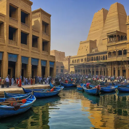 dubai creek,egypt,the cairo,qasr al watan,cairo,aswan,qasr azraq,souk madinat jumeirah,souq,giza,madinat,jaisalmer,qasr al kharrana,karnak,baghdad,unesco world heritage,iraq,ancient egypt,nile river,unesco world heritage site,Art,Artistic Painting,Artistic Painting 04