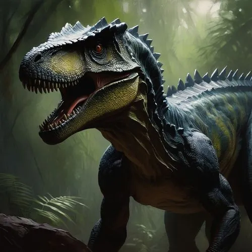 ceratosaurus,allosaurus,gryposaurus,herrerasaurus,dilophosaurus,titanosaurian,gorgosaurus,aetosaurs,albertosaurus,tyrannosaurus,giganotosaurus,eoraptor,spinosaurus,phytosaurs,maiasaura,tirannosaurus,tarbosaurus,synapsid,sinornithosaurus,aetosaur,Conceptual Art,Oil color,Oil Color 11