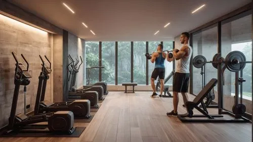 modern space for workout, with machines and weights ,fitness room,fitness facility,fitness center,technogym,workout equipment,workout items,leisure facility,precor,home workout,fitness coach,exerciser