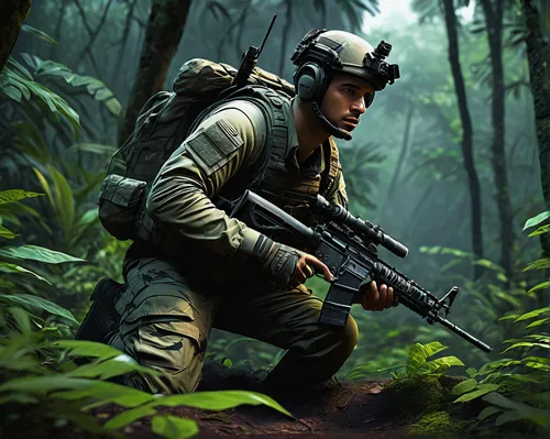 aaa,patrol,lost in war,combat medic,vietnam,cg artwork,game illustration,gi,monkey soldier,infantry,vietnam veteran,aa,sniper,marine expeditionary unit,paratrooper,war correspondent,grenadier,rifleman,wall,patrols,Conceptual Art,Daily,Daily 29