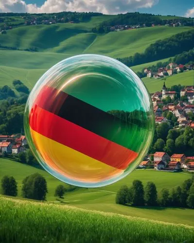 giant soap bubble,lensball,glass sphere,swiss ball,soap bubble,glass ball,frozen soap bubble,rasta flag,germany flag,quarantine bubble,germany,globetrotter,german flag,uganda,beach ball,zimbabwe,saxony,irish balloon,northern germany,baden-wuerttemberg,Photography,General,Fantasy