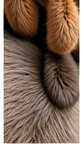 Hairy camel toes, close-up, detailed fur, brownish-gray color, soft texture, natural lighting, shallow depth of field, warm tone, realistic rendering.,sheep wool,animal fur,tribbles,achenes,wood wool,