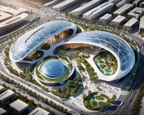 futuristic architecture,futuristic art museum,europan,masdar,arcology,megaprojects,aerotropolis,solar cell base,ordos,tianjin,bjarke,technopolis,safdie,etfe,zhengzhou,hongdan center,skolkovo,mipim,dongdaemun,biospheres,Conceptual Art,Sci-Fi,Sci-Fi 04