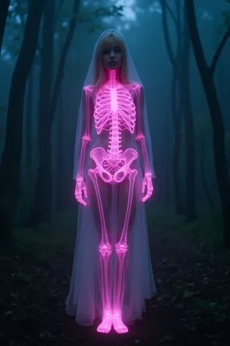 neon body painting,skeletal,neon ghosts,human skeleton,skelemani,zentai,Photography,Artistic Photography,Artistic Photography 01