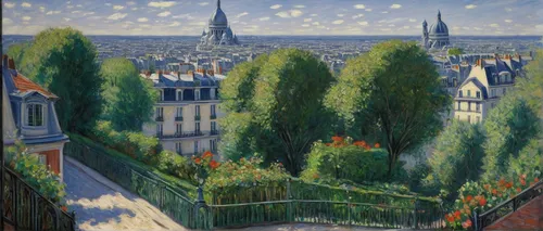 watercolor paris balcony,paris balcony,montmartre,paris,champ de mars,braque du bourbonnais,balcon de europa,metz,bordeaux,terrace,watercolor paris,roof landscape,boulevard,ervin hervé-lóránth,view of the city,city view,partiture,universal exhibition of paris,paris cafe,creux du van,Art,Classical Oil Painting,Classical Oil Painting 17