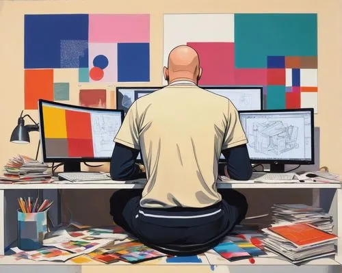 illustrator,koolhaas,man with a computer,adobe illustrator,male poses for drawing,ballmer,Illustration,Vector,Vector 07