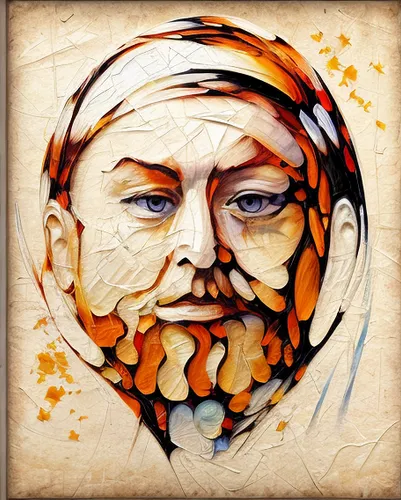 glass painting,leonardo da vinci,autumn icon,icon magnifying,white beard,abraham,mandarin,persian poet,wood carving,saint nicolas,leonardo,rabbi,sadhu,indigenous painting,confucius,vincent van gough,zodiac sign leo,kundalini,digital art,illustrator,Calligraphy,Painting,Sunset Oil Painting