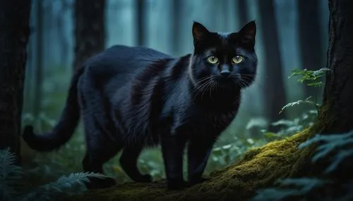 black shepherd,hollyleaf cherry,canis panther,forest animal,black cat,feral,panther,lynx,yellow eyes,nebelung,wild cat,forest dark,felidae,feral cat,mowgli,halloween black cat,prey,golden eyes,cat,european wolf,Photography,General,Fantasy