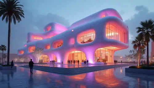 futuristic art museum,cube stilt houses,cube house,mahdavi,jeddah,futuristic architecture,cubic house,pink elephant,khobar,qatar,dreamhouse,mubadala,south beach,mvrdv,jerba,jumeirah beach hotel,dhabi,lachapelle,modern architecture,3d rendering,Photography,General,Realistic